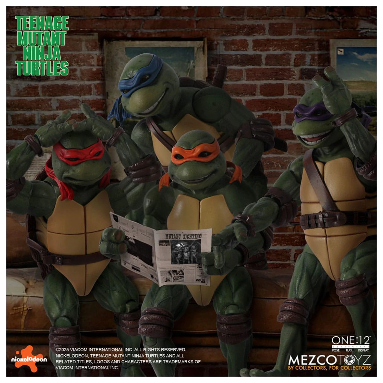 Teenage Mutant Ninja Turtles Figures box set 1/12 Teenage Mutant Ninja Turtles (1990 Movie) 15 cm product photo