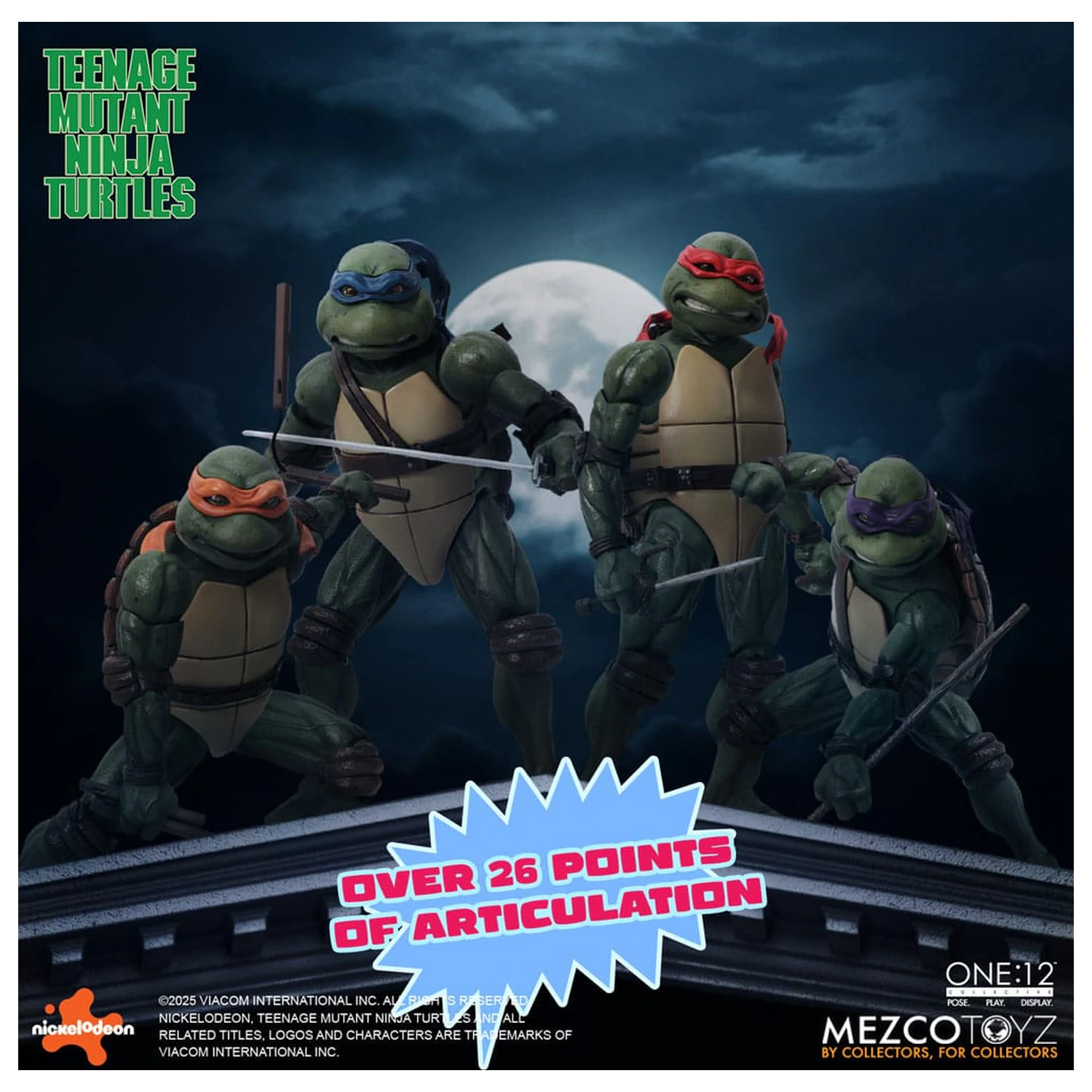 Teenage Mutant Ninja Turtles Figures box set 1/12 Teenage Mutant Ninja Turtles (1990 Movie) 15 cm product photo
