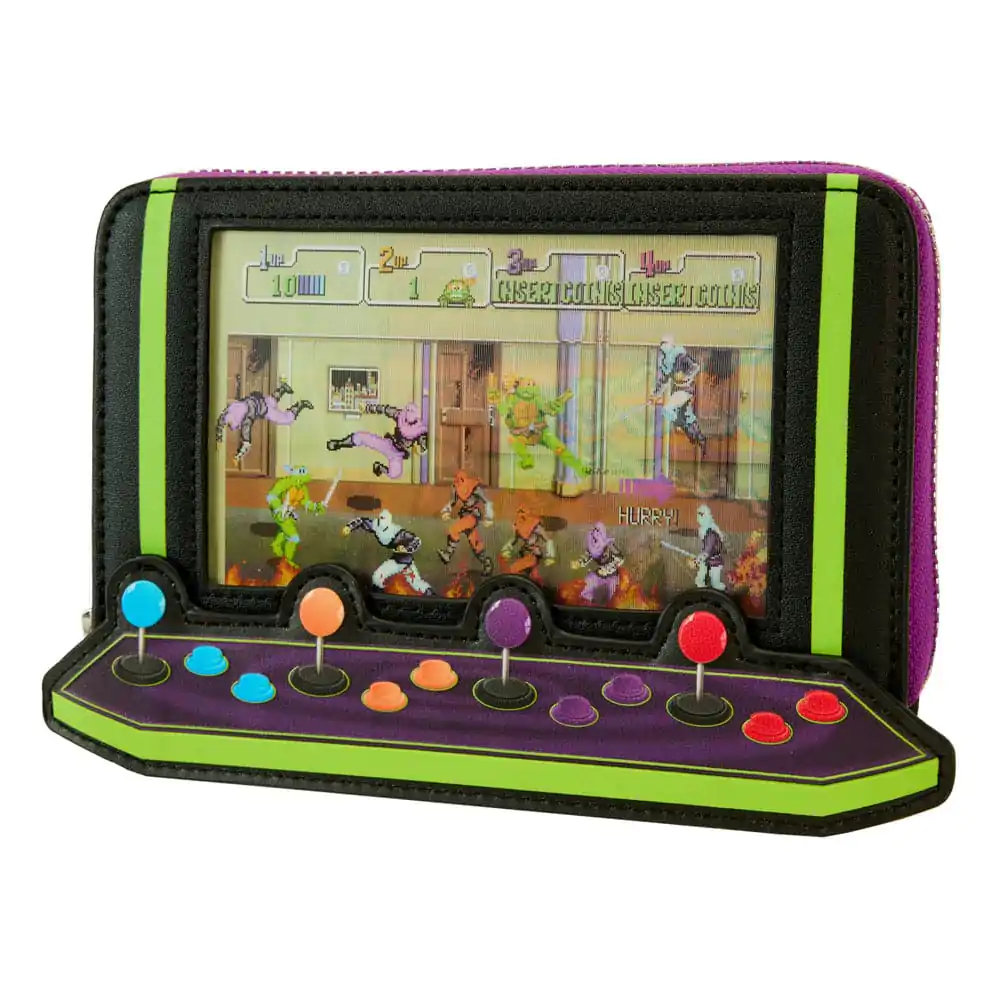 Teenage Mutant Ninja Turtles by Loungefly Wallet 40th Anniversary Vintage Arcade product photo