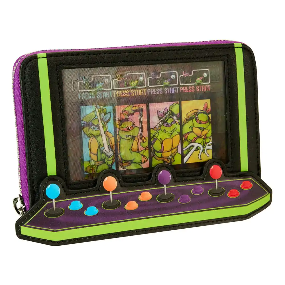 Teenage Mutant Ninja Turtles by Loungefly Wallet 40th Anniversary Vintage Arcade product photo