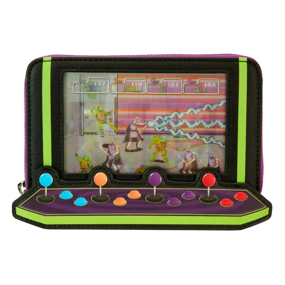 Teenage Mutant Ninja Turtles by Loungefly Wallet 40th Anniversary Vintage Arcade termékfotó