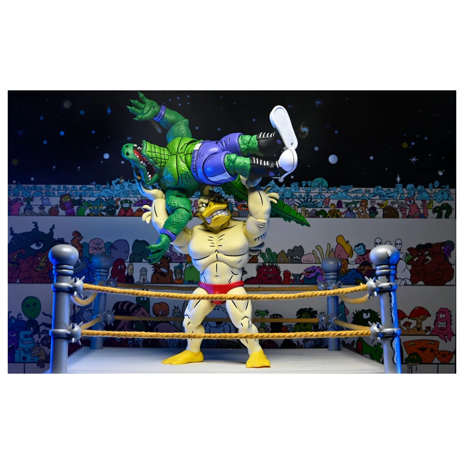 Teenage Mutant Ninja Turtles (Archie Comics) Action Figure Stump Wrestling Ace Duck 18 cm product photo