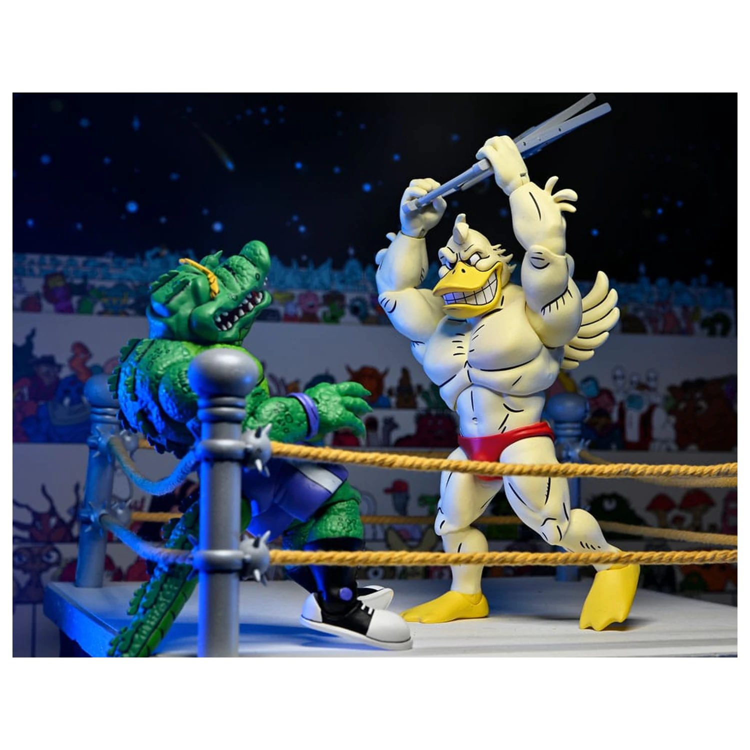 Teenage Mutant Ninja Turtles (Archie Comics) Action Figure Stump Wrestling Ace Duck 18 cm product photo