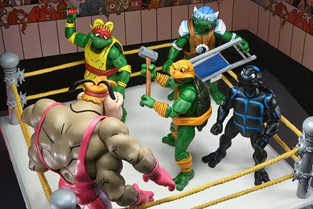 Teenage Mutant Ninja Turtles (Archie Comics) Action Figures 4-Pack Stump Wrestling Turtles 18 cm termékfotó