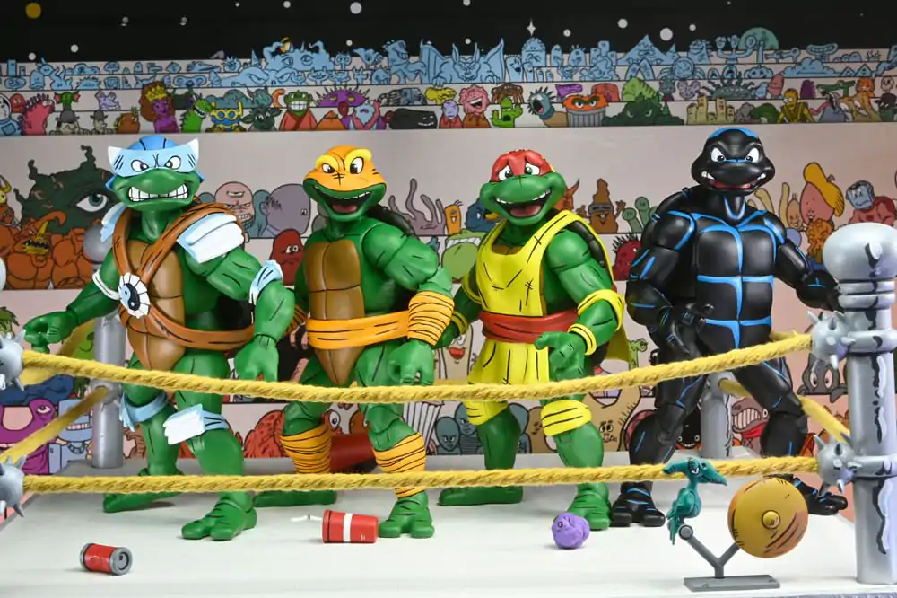 Teenage Mutant Ninja Turtles (Archie Comics) Action Figures 4-Pack Stump Wrestling Turtles 18 cm termékfotó