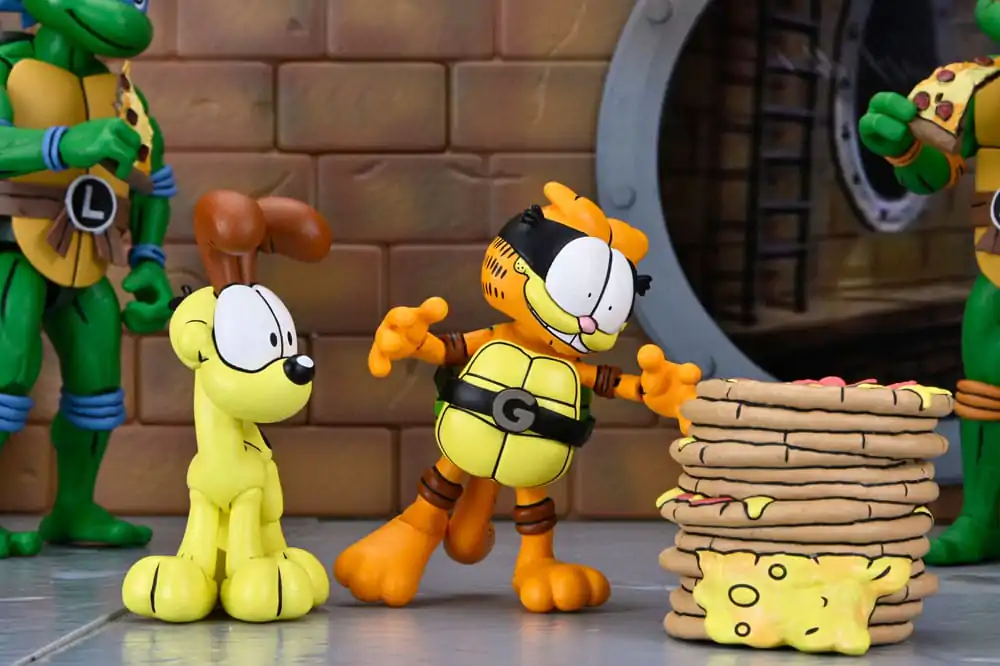 Teenage Mutant Ninja Turtles (Archie Comics) x Garfield Action Figure 2-Pack Ultimate Garfello & Odie 10 cm product photo
