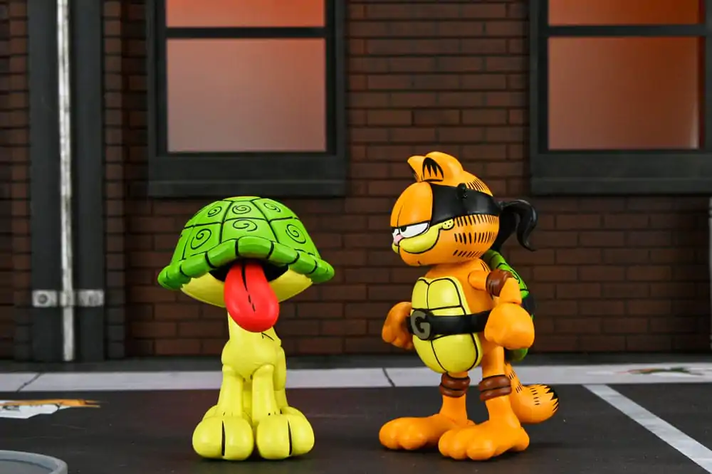 Teenage Mutant Ninja Turtles (Archie Comics) x Garfield Action Figure 2-Pack Ultimate Garfello & Odie 10 cm product photo