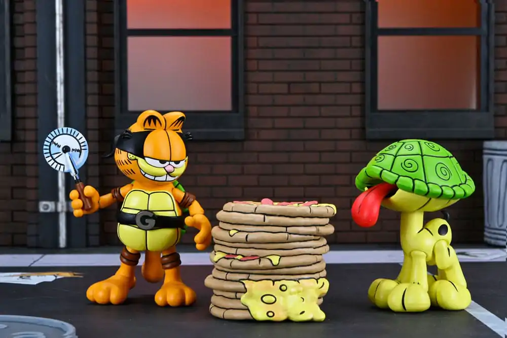 Teenage Mutant Ninja Turtles (Archie Comics) x Garfield Action Figure 2-Pack Ultimate Garfello & Odie 10 cm product photo