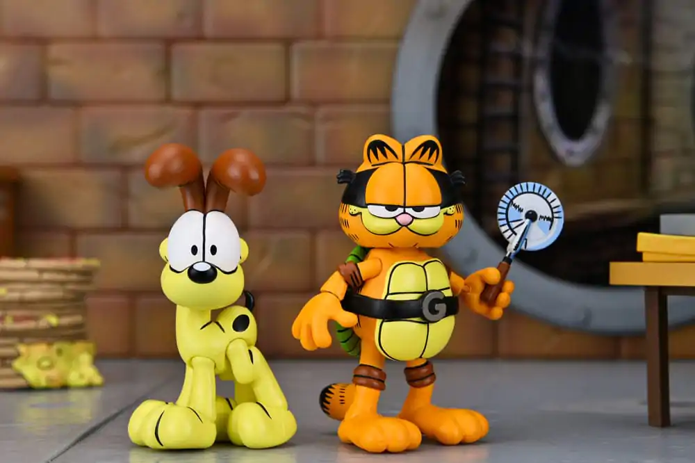 Teenage Mutant Ninja Turtles (Archie Comics) x Garfield Action Figure 2-Pack Ultimate Garfello & Odie 10 cm product photo