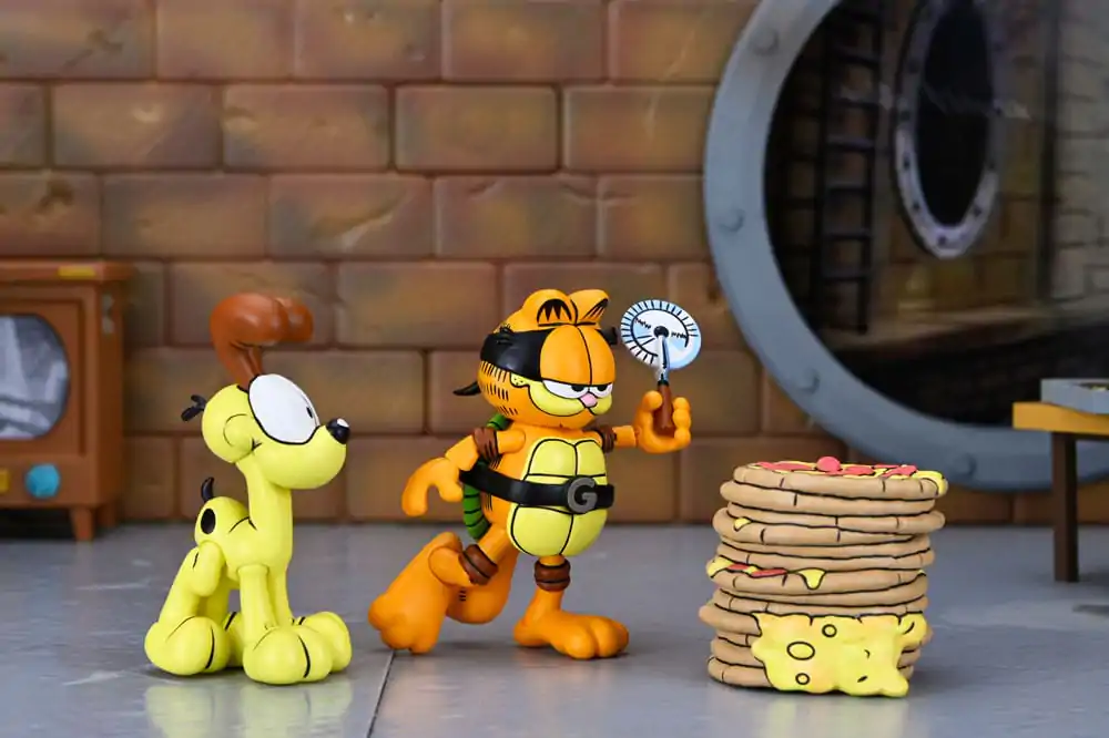 Teenage Mutant Ninja Turtles (Archie Comics) x Garfield Action Figure 2-Pack Ultimate Garfello & Odie 10 cm product photo