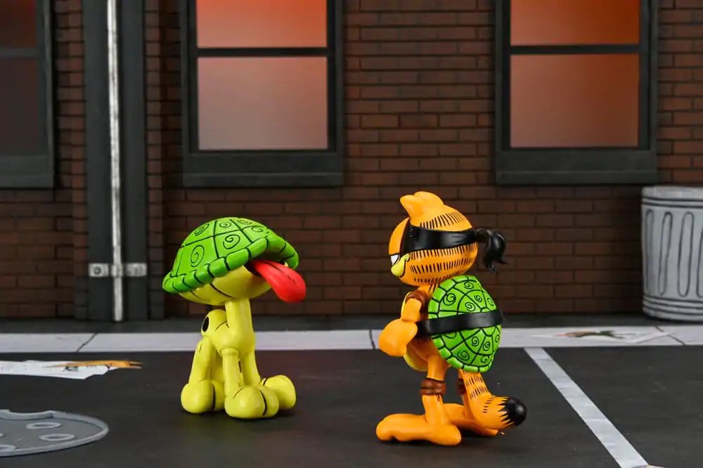 Teenage Mutant Ninja Turtles (Archie Comics) x Garfield Action Figure 2-Pack Ultimate Garfello & Odie 10 cm product photo