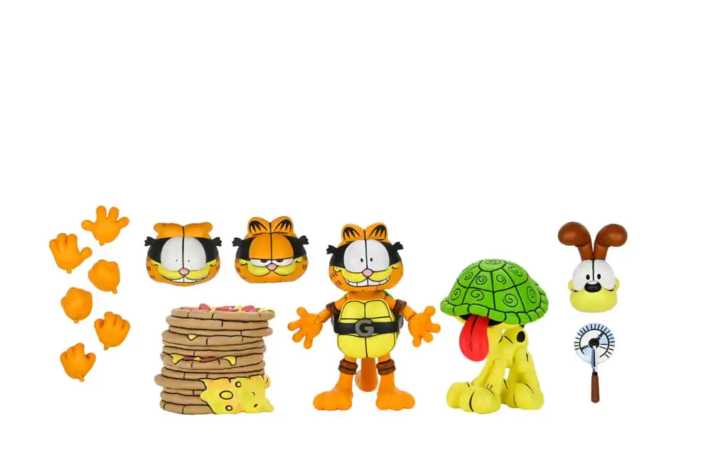 Teenage Mutant Ninja Turtles (Archie Comics) x Garfield Action Figure 2-Pack Ultimate Garfello & Odie 10 cm product photo