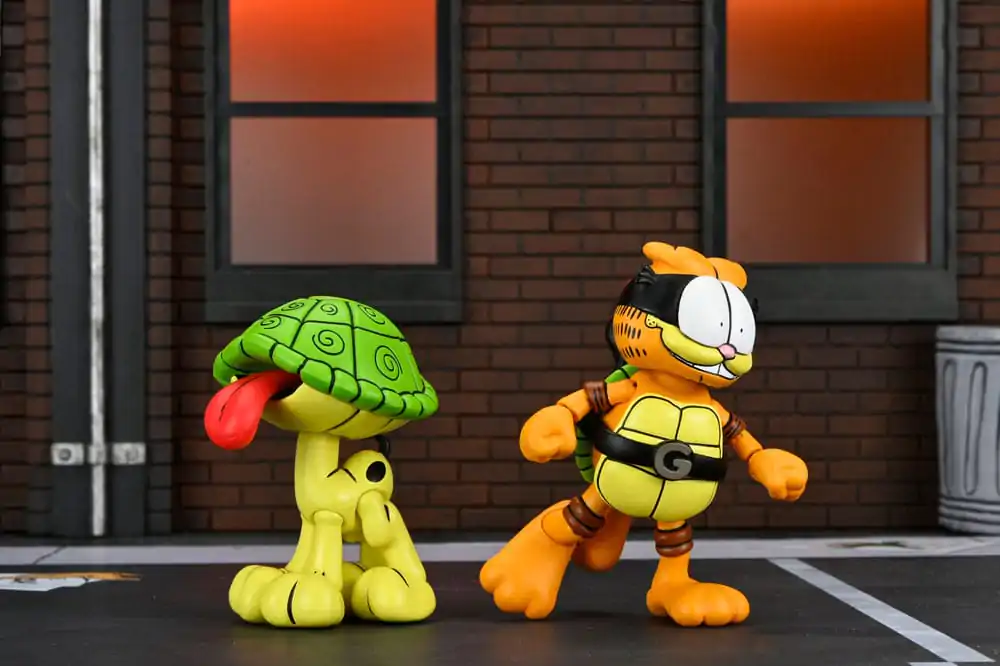 Teenage Mutant Ninja Turtles (Archie Comics) x Garfield Action Figure 2-Pack Ultimate Garfello & Odie 10 cm product photo