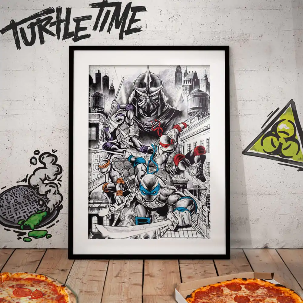 Teenage Mutant Ninja Turtles Art Print 40th Anniversary Limited Edition 42 x 30 cm termékfotó