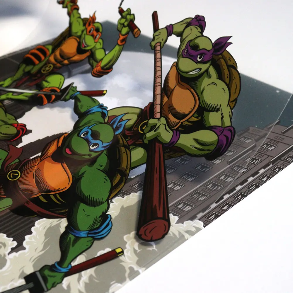 Teenage Mutant Ninja Turtles Art Print Limited Edition Fan-Cel 36 x 28 cm product photo