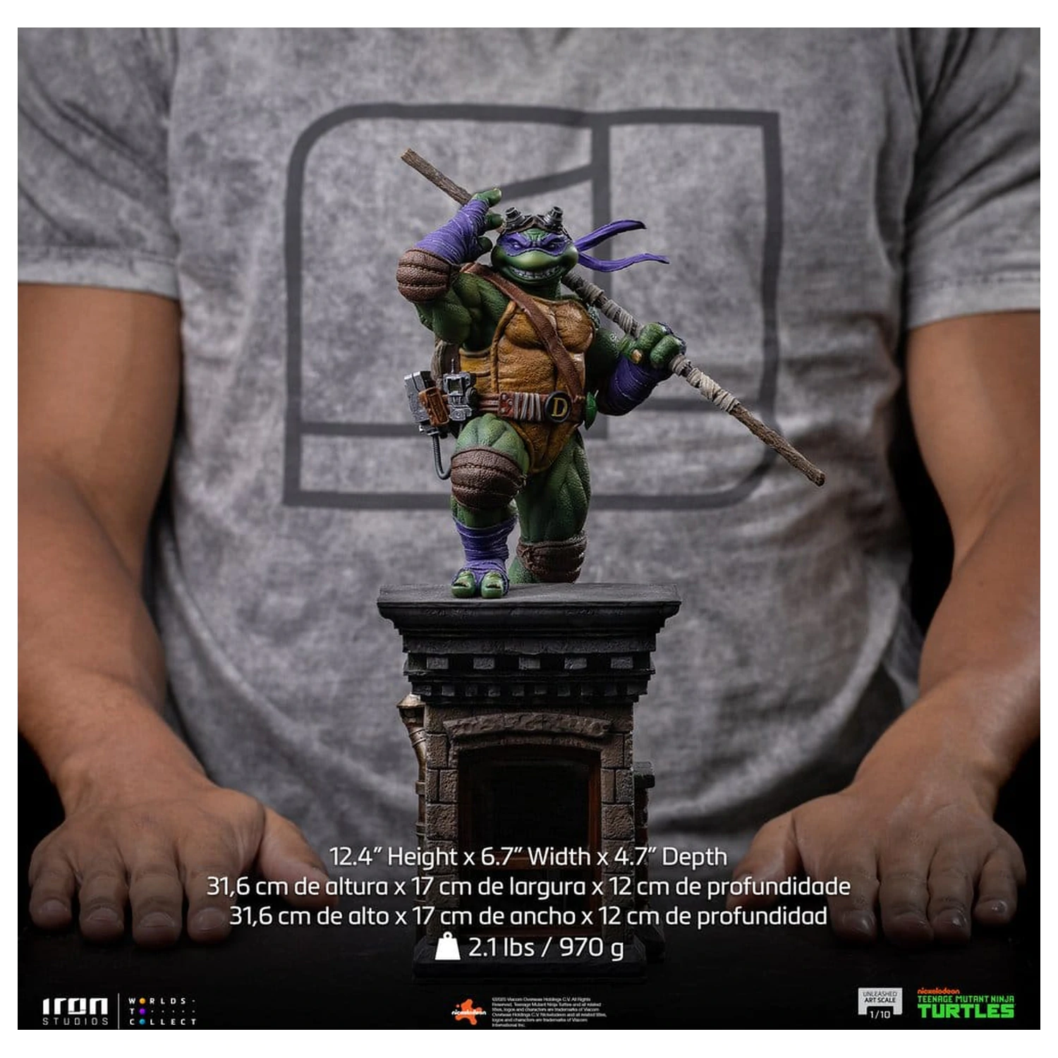 Teenage Mutant Ninja Turtles Art Scale Statue 1/10 Donatello Unleashed 32 cm product photo