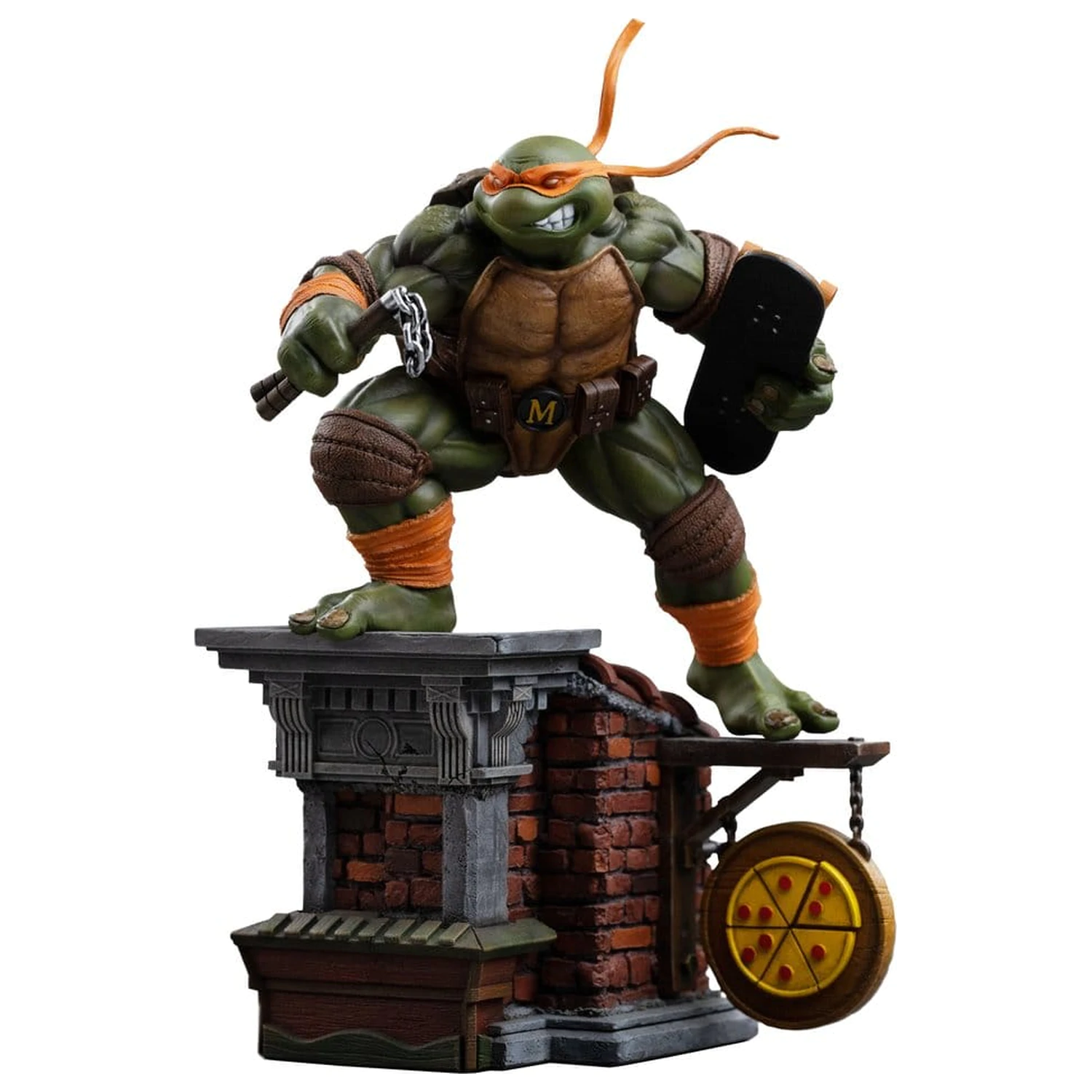 Teenage Mutant Ninja Turtles Art Scale Statue 1/10 Michelangelo Unleashed 24 cm product photo
