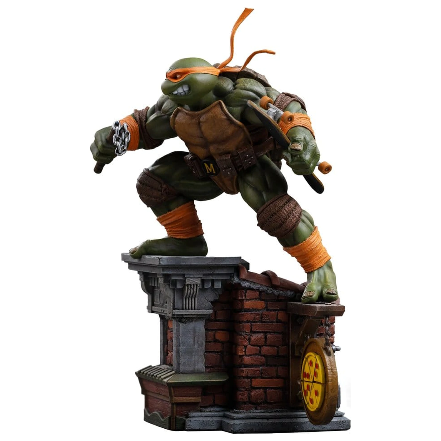 Teenage Mutant Ninja Turtles Art Scale Statue 1/10 Michelangelo Unleashed 24 cm product photo