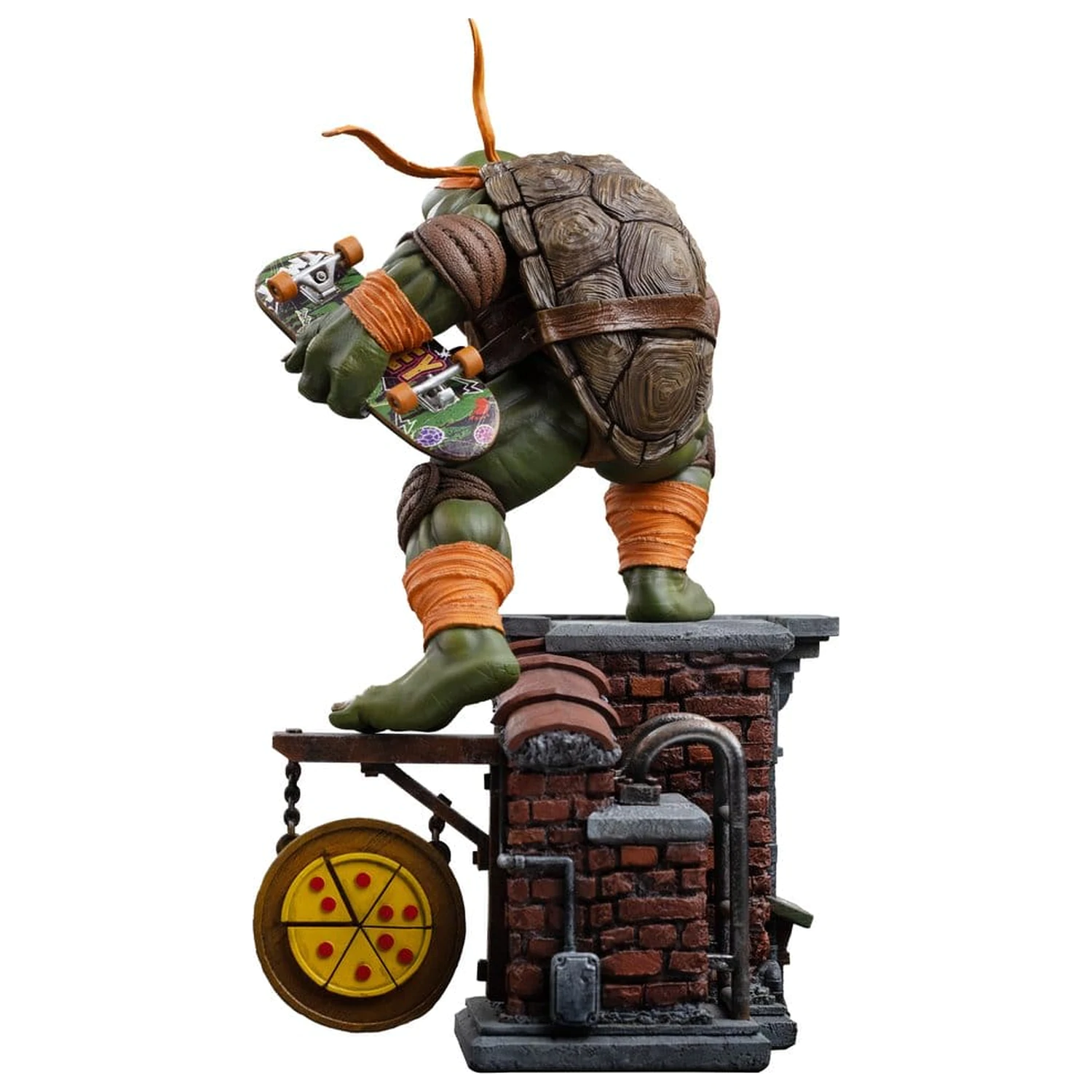 Teenage Mutant Ninja Turtles Art Scale Statue 1/10 Michelangelo Unleashed 24 cm product photo