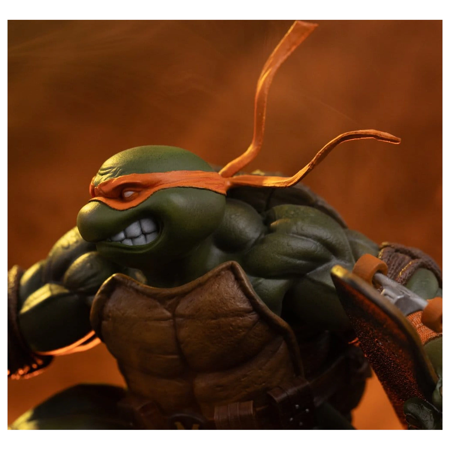 Teenage Mutant Ninja Turtles Art Scale Statue 1/10 Michelangelo Unleashed 24 cm product photo