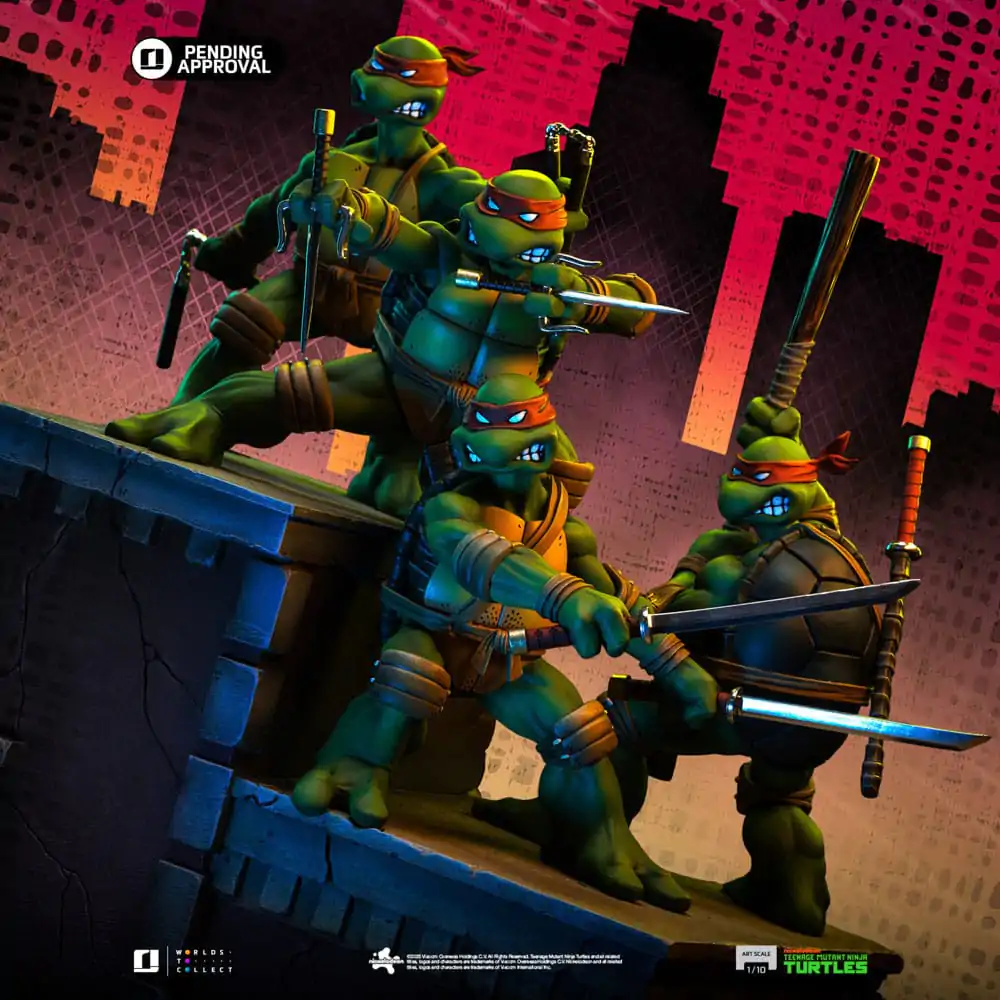 Teenage Mutant Ninja Turtles Art Scale Statue 1/10 Teenage Mutant Ninja Turtles Kevin Eastman Version 24 cm product photo