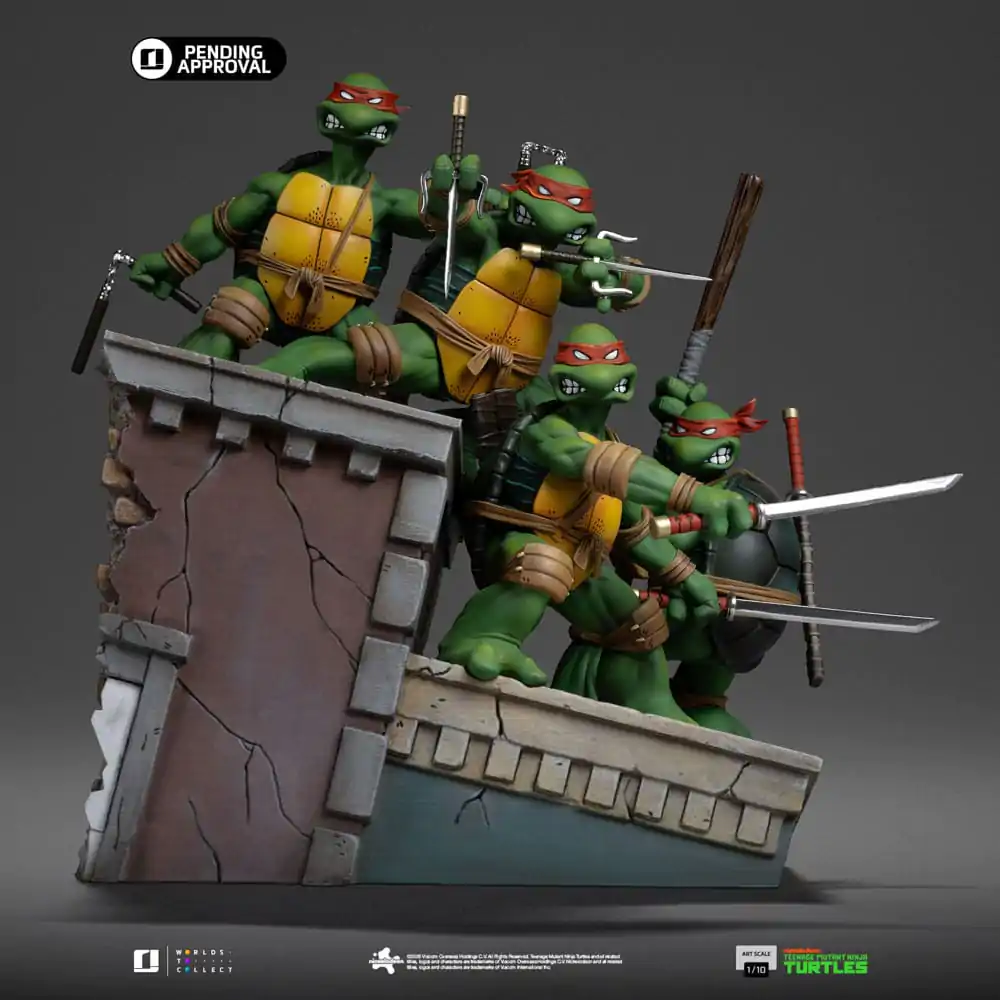 Teenage Mutant Ninja Turtles Art Scale Statue 1/10 Teenage Mutant Ninja Turtles Kevin Eastman Version 24 cm product photo