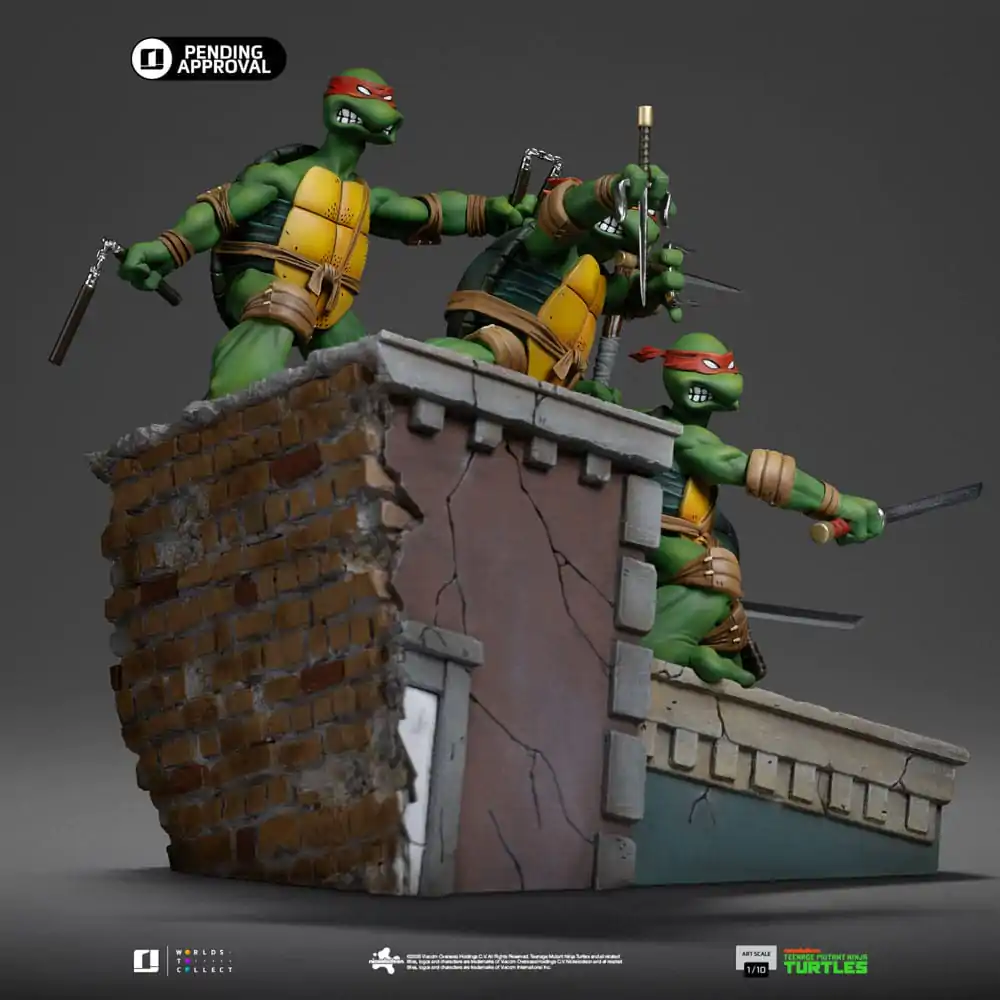 Teenage Mutant Ninja Turtles Art Scale Statue 1/10 Teenage Mutant Ninja Turtles Kevin Eastman Version 24 cm product photo