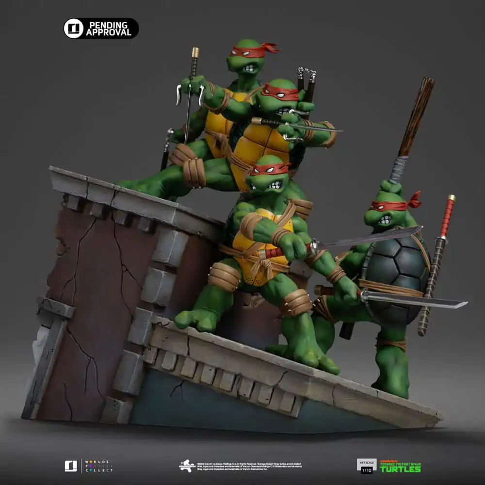 Teenage Mutant Ninja Turtles Art Scale Statue 1/10 Teenage Mutant Ninja Turtles Kevin Eastman Version 24 cm product photo
