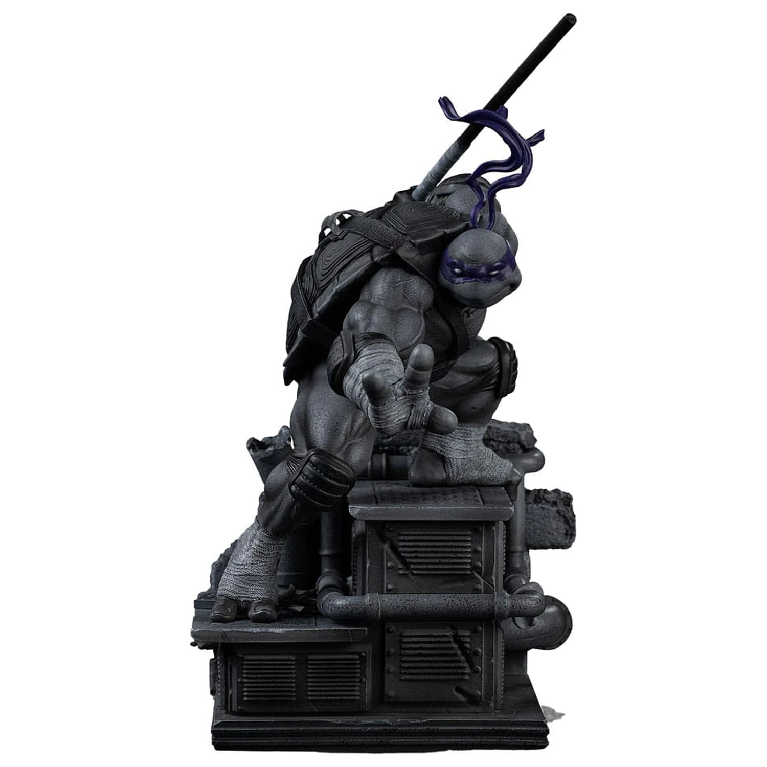 Teenage Mutant Ninja Turtles Art Scale Statue 1/10 Donatello Black and White Variant 26 cm product photo