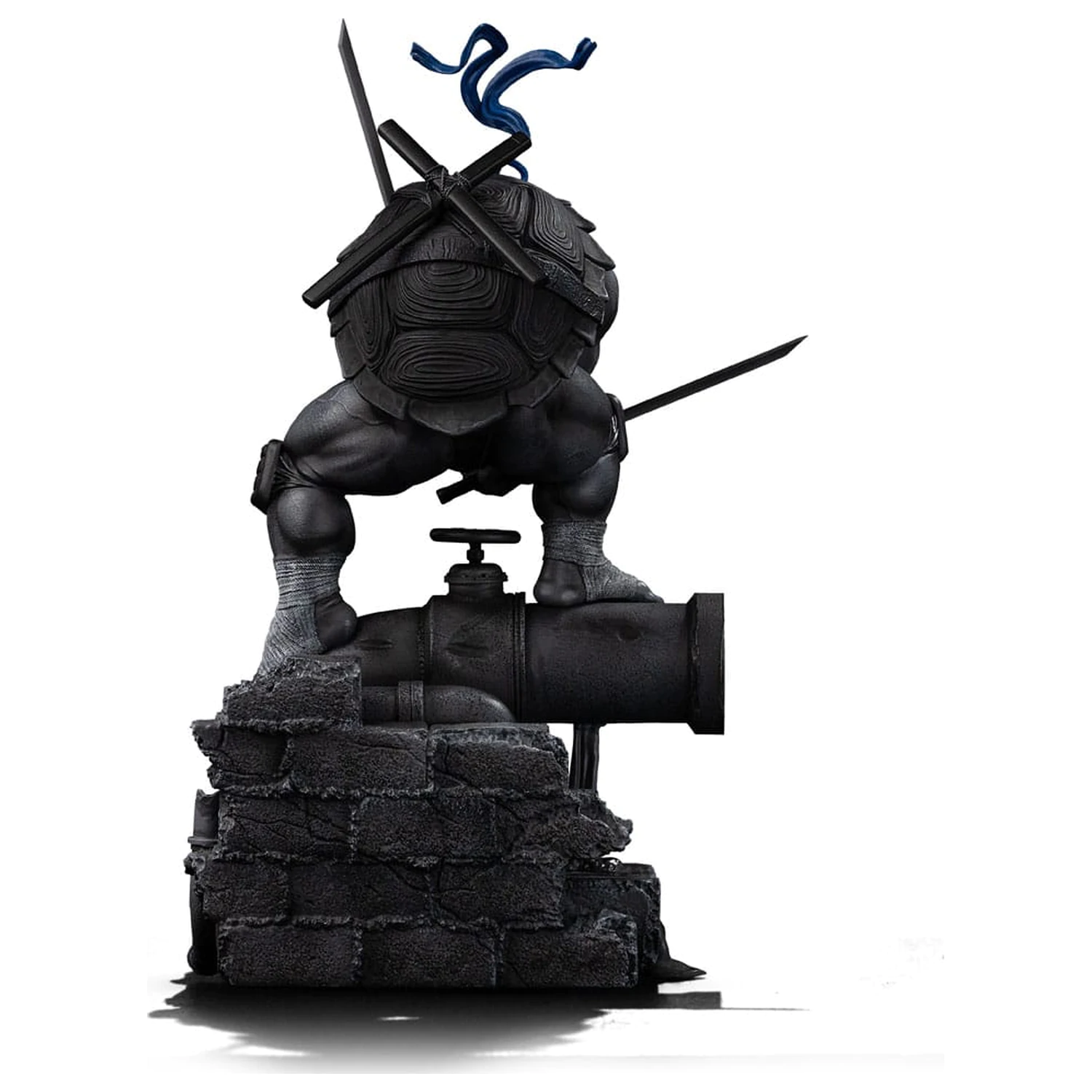 Teenage Mutant Ninja Turtles Art Scale Statue 1/10 Leonardo Black and White Variant 26 cm product photo