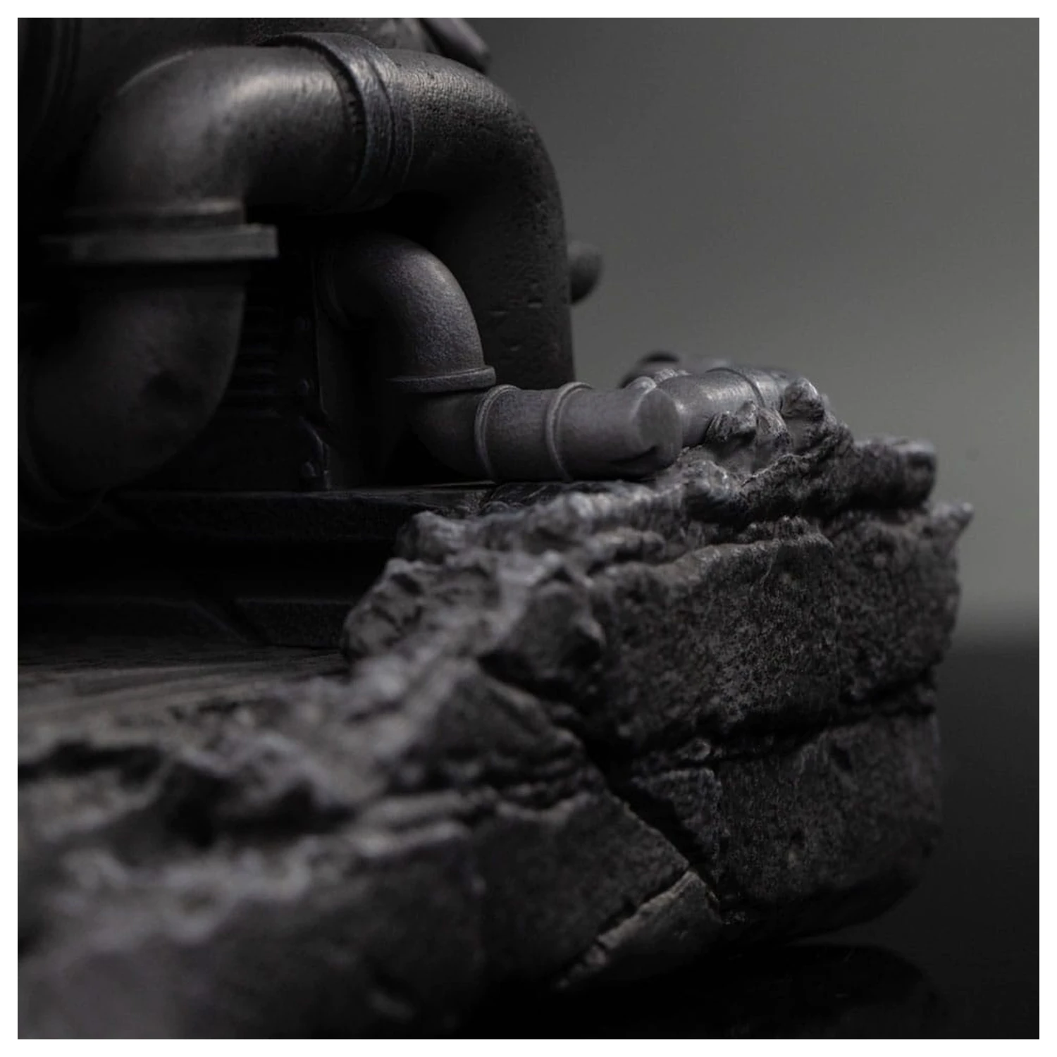 Teenage Mutant Ninja Turtles Art Scale Statue 1/10 Leonardo Black and White Variant 26 cm product photo