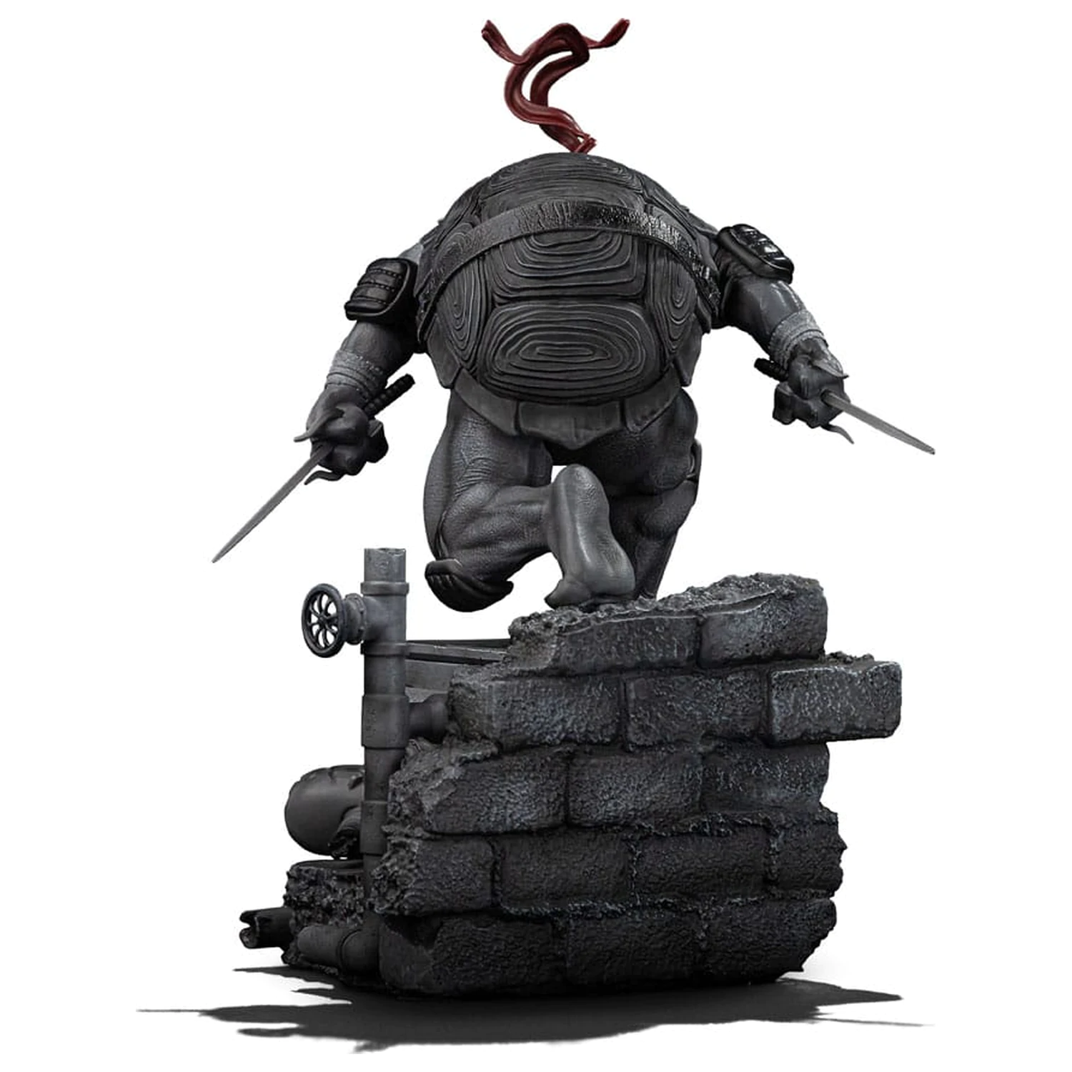 Teenage Mutant Ninja Turtles Art Scale Statue 1/10 Raphael Black and White Variant 26 cm product photo