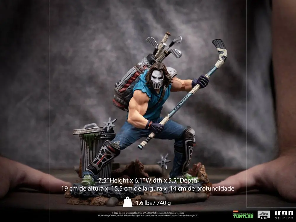 Teenage Mutant Ninja Turtles BDS Art Scale Statue 1/10 Casey Jones 19 cm product photo