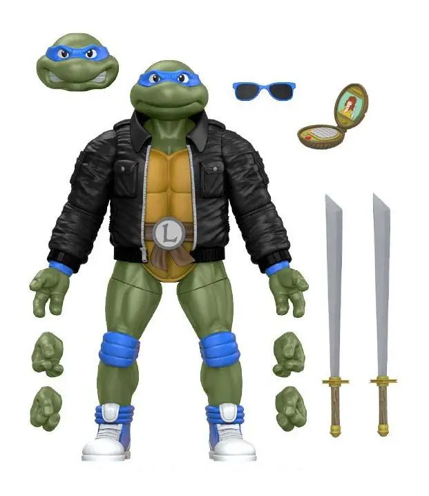 Teenage Mutant Ninja Turtles BST AXN Action Figure Street Gang Leonardo 13 cm product photo