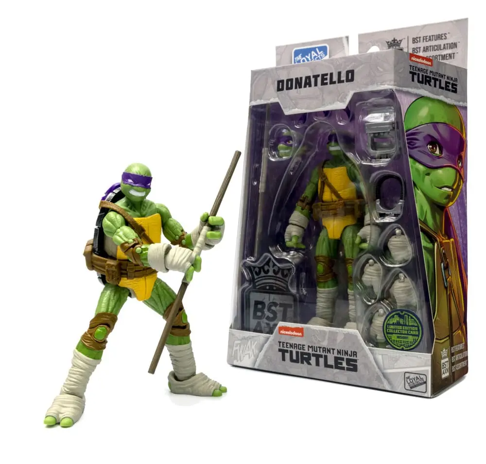 Teenage Mutant Ninja Turtles BST AXN Action Figure Donatello (IDW Comics) 13 cm termékfotó