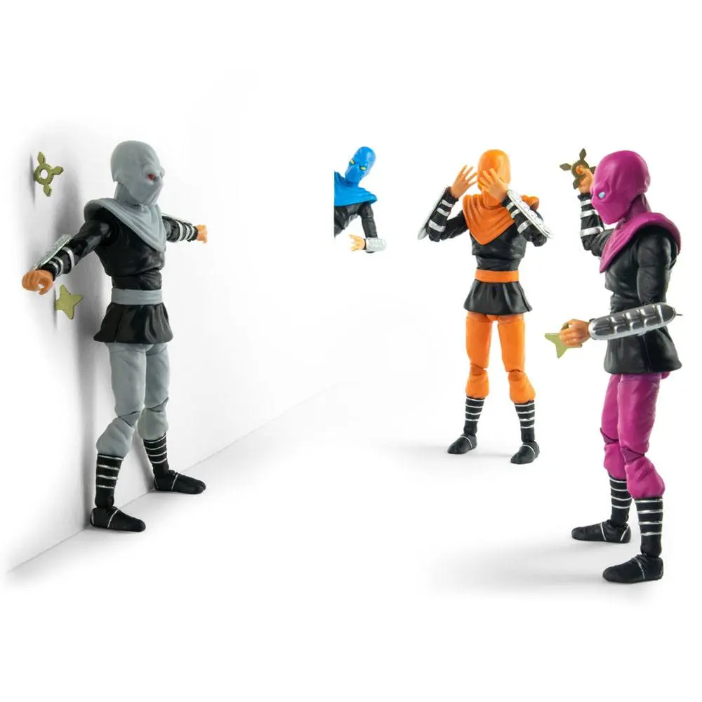 Teenage Mutant Ninja Turtles BST AXN Action Figure 4-Pack Foot Soldiers 13 cm product photo