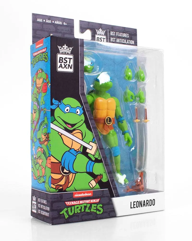 Teenage Mutant Ninja Turtles BST AXN Action Figure Leonardo 13 cm product photo