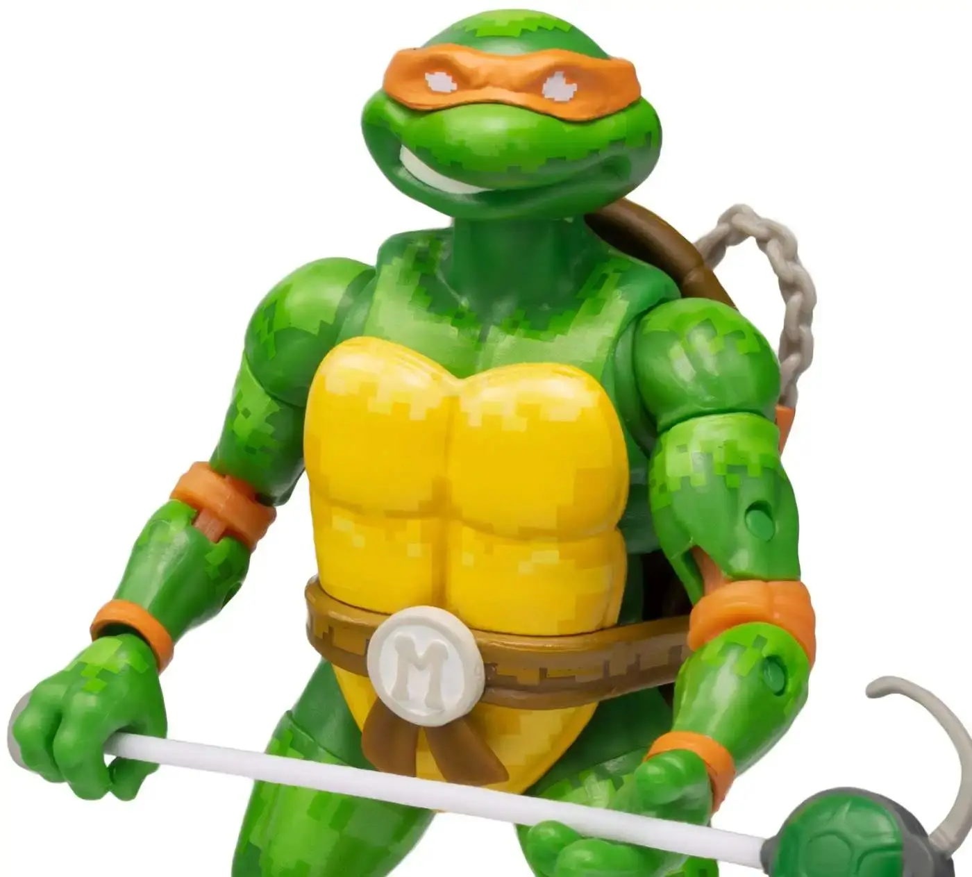 Teenage Mutant Ninja Turtles BST AXN Action Figure NES 8-Bit Michelangelo Exclusive 13 cm product photo