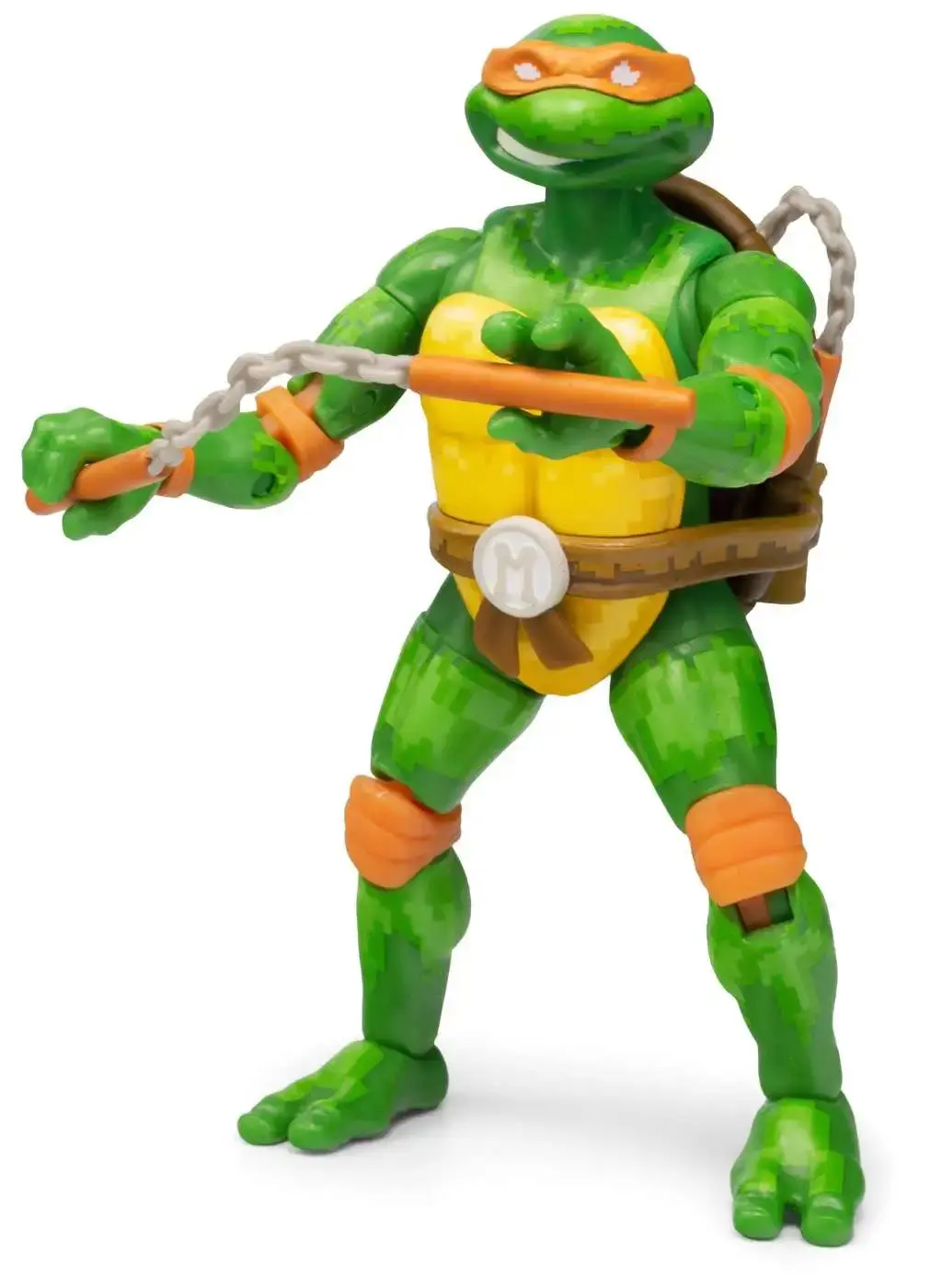 Teenage Mutant Ninja Turtles BST AXN Action Figure NES 8-Bit Michelangelo Exclusive 13 cm product photo