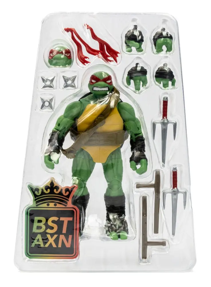 Teenage Mutant Ninja Turtles BST AXN Action Figure Raphael (IDW Comics) 13 cm termékfotó