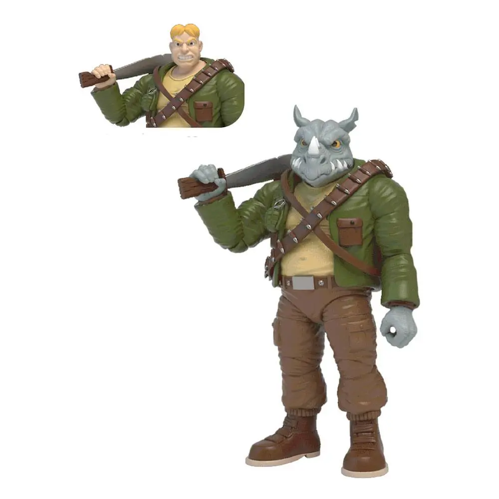 Teenage Mutant Ninja Turtles BST AXN Action Figure Rocksteady 13 cm product photo