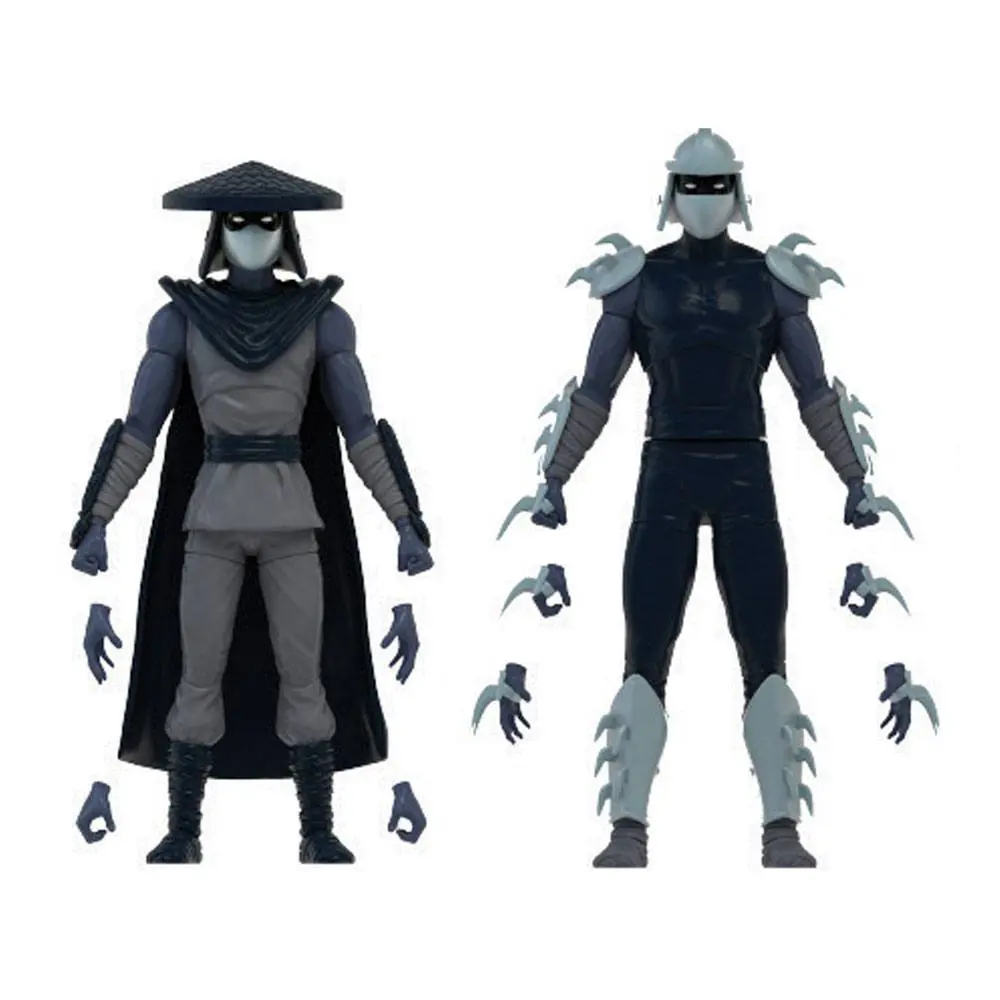Teenage Mutant Ninja Turtles BST AXN Action Figure 2-Pack Shadow Shredder &amp; Elite Foot Soldier SDCC Exclusive 13 cm product photo