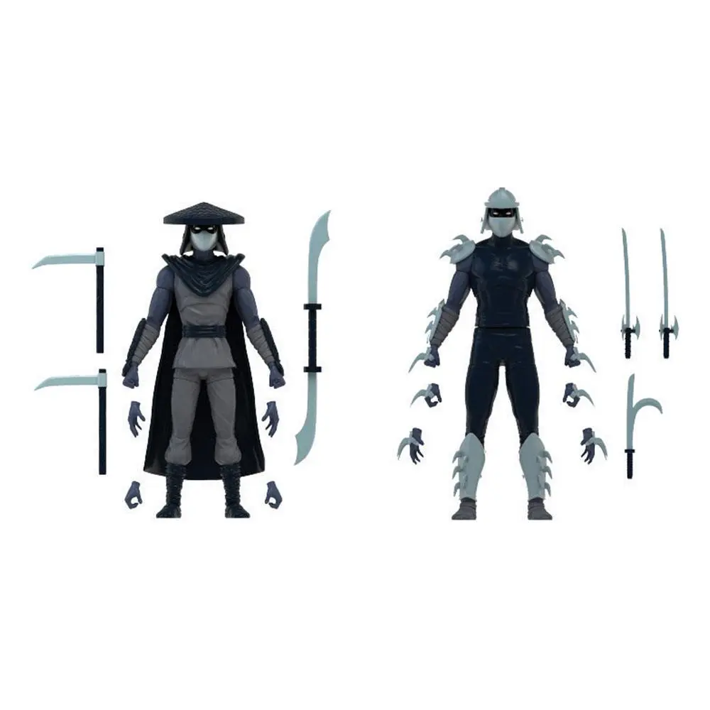 Teenage Mutant Ninja Turtles BST AXN Action Figure 2-Pack Shadow Shredder &amp; Elite Foot Soldier SDCC Exclusive 13 cm product photo