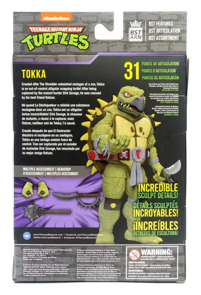 Teenage Mutant Ninja Turtles BST AXN Action Figure Tokka 13 cm termékfotó