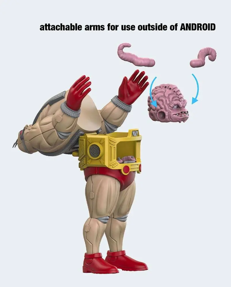 Teenage Mutant Ninja Turtles BST AXN XL Action Figure Krang with Android Body 20 cm termékfotó