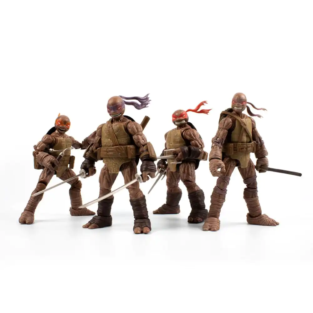 Teenage Mutant Ninja Turtles BST AXN Action Figures 4-Pack Zombie Turtle (IDW Comics) 13 cm product photo