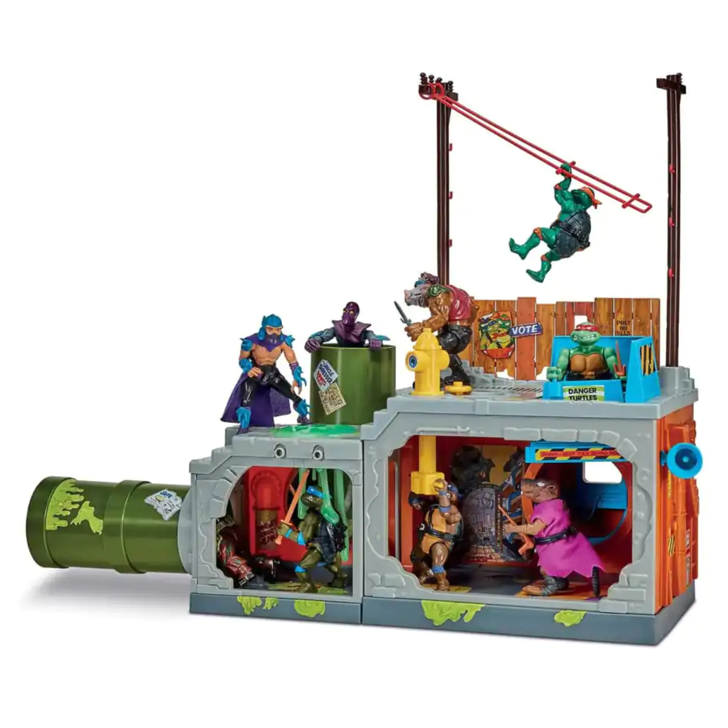 Teenage Mutant Ninja Turtles Building Secret Sewer Lid Playset Mutant Module 30 cm product photo