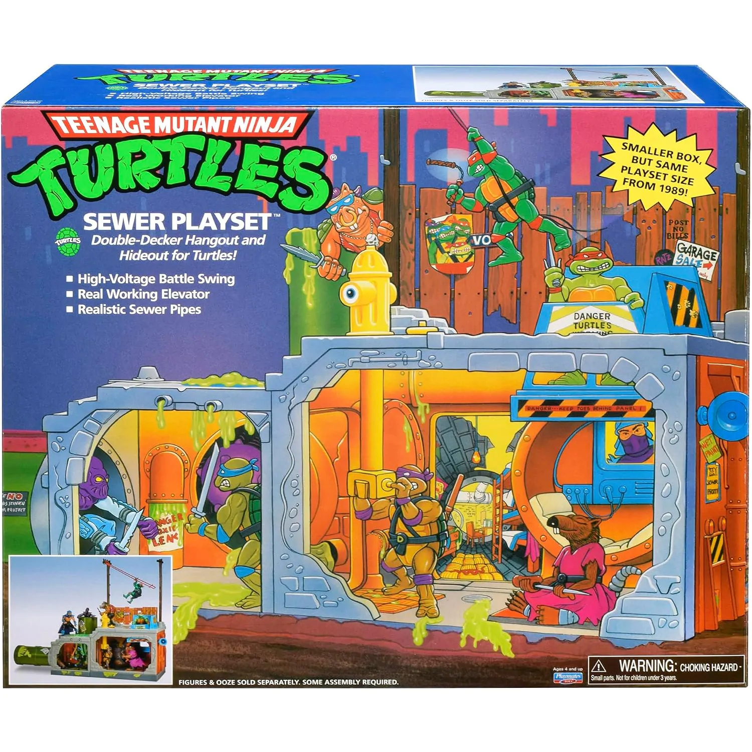 Teenage Mutant Ninja Turtles Building Secret Sewer Lid Playset Mutant Module 30 cm product photo