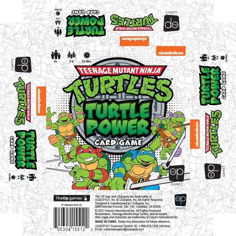 Teenage Mutant Ninja Turtles Card Game Turtle Power Card Game *English Version* product photo