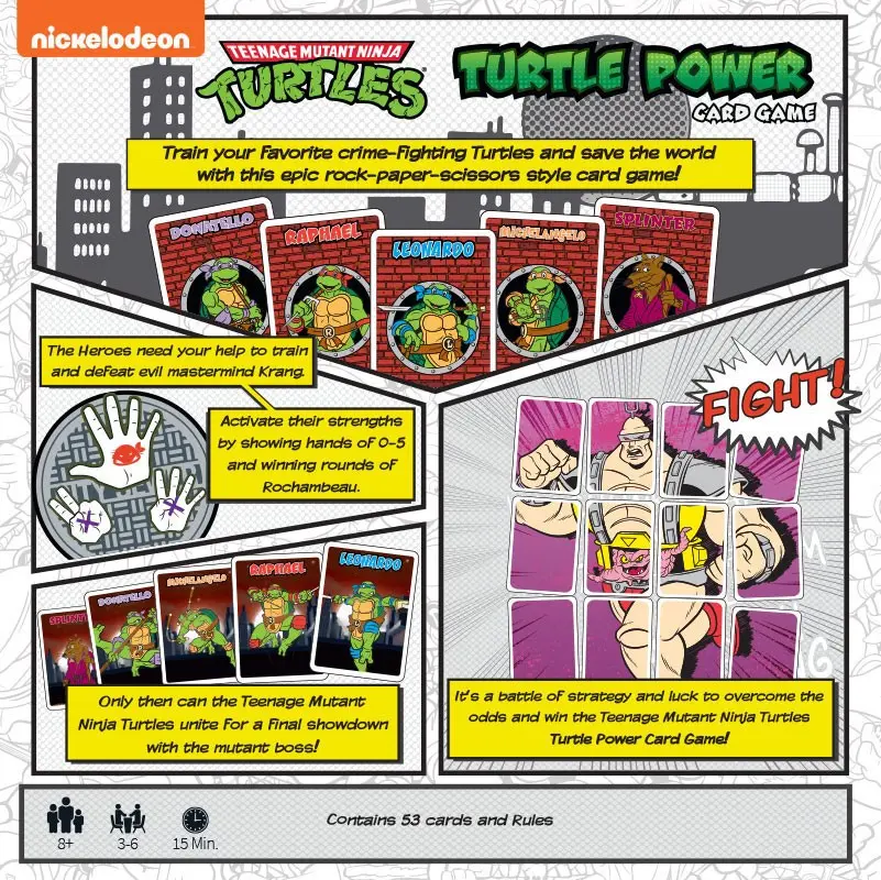 Teenage Mutant Ninja Turtles Card Game Turtle Power Card Game *English Version* product photo